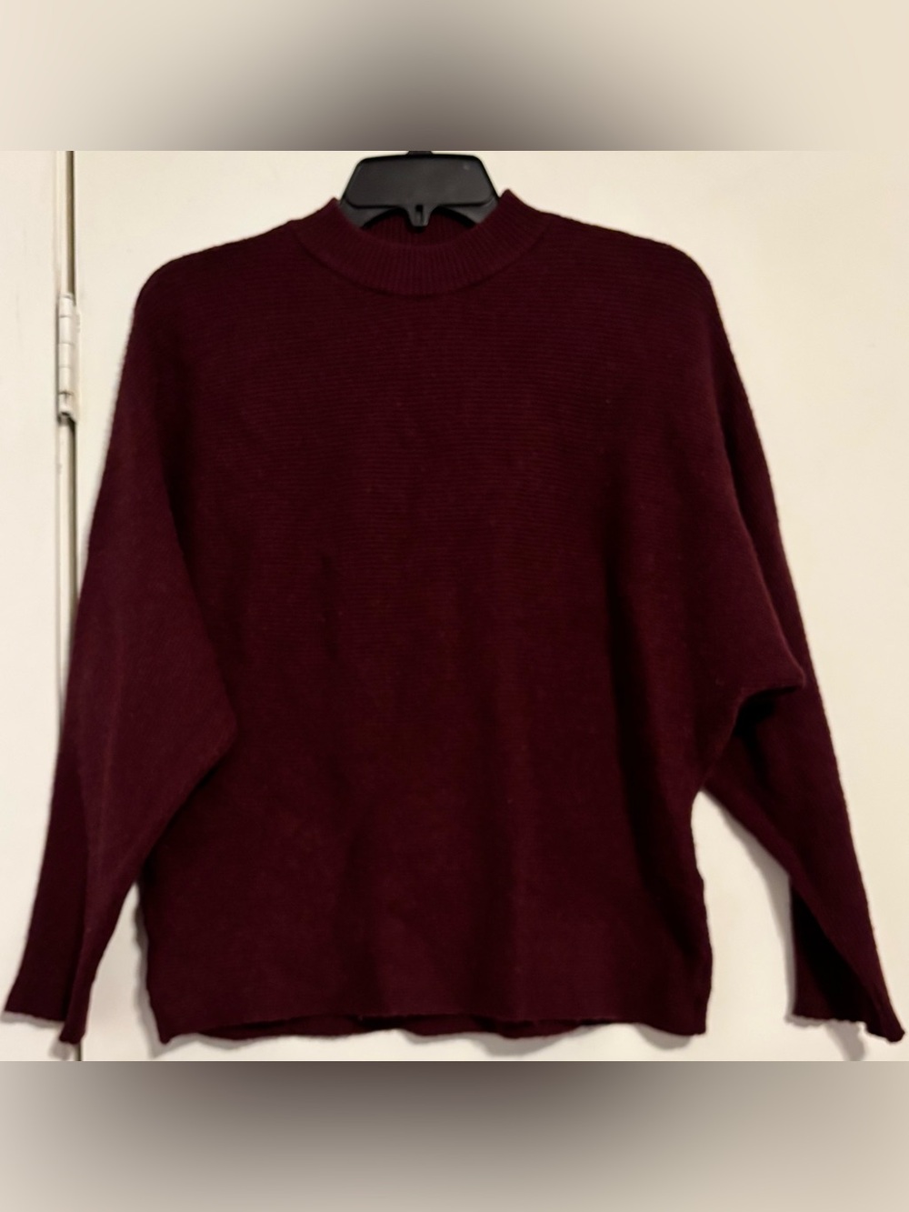 Women's Merlot Mock Neck Sweater